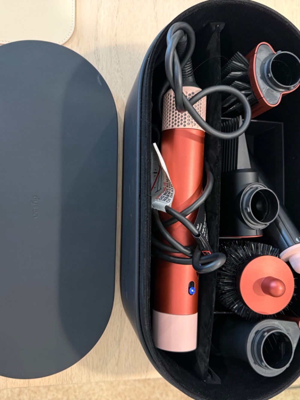 Dyson Multi-Tool Hair Styler in Rose Gold and Pink